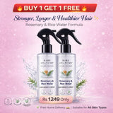 Buy 1 Get 1 Free Rosemary & Rice Water Hair Growth Spray – 200ml