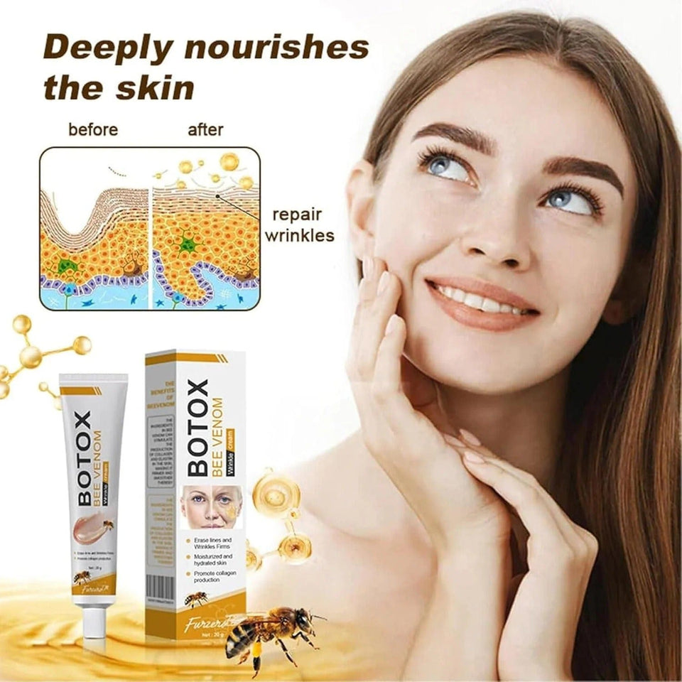 Buy 1 Get 1 Free, Botox Bee Venom Wrinkle Cream | Anti‑Aging Moisturizer | Collagen Boost | Reduce Wrinkles & Fine Lines
