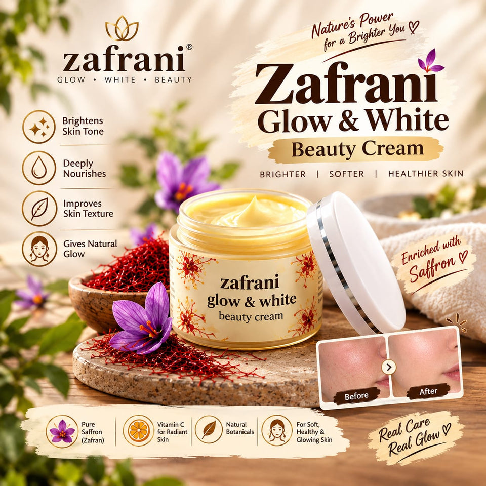 Zafrani Whitening Cream  | Skin Brightening & Nourishing Face Cream