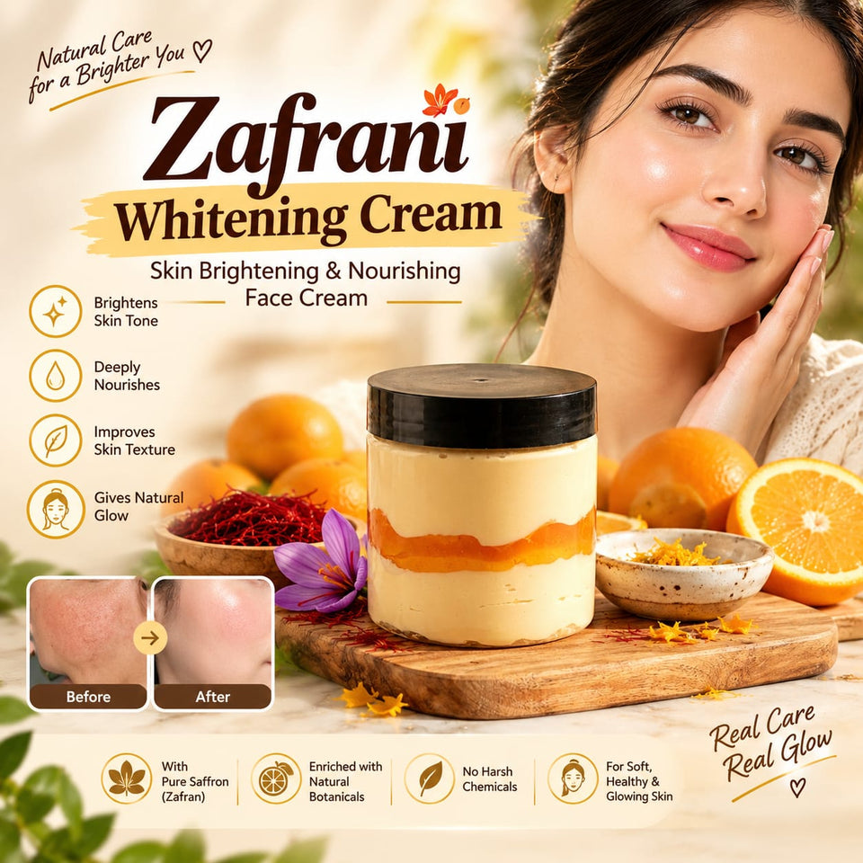 Zafrani Whitening Cream  | Skin Brightening & Nourishing Face Cream