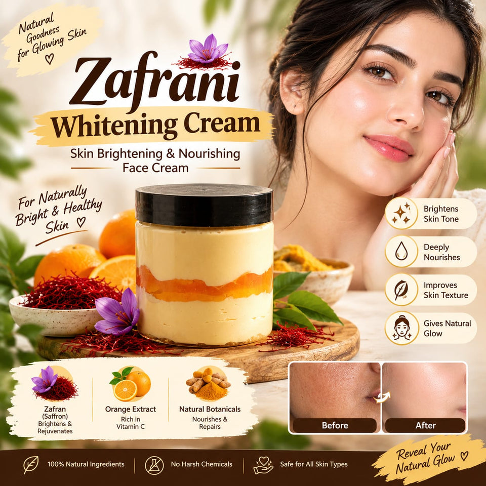 Zafrani Whitening Cream  | Skin Brightening & Nourishing Face Cream