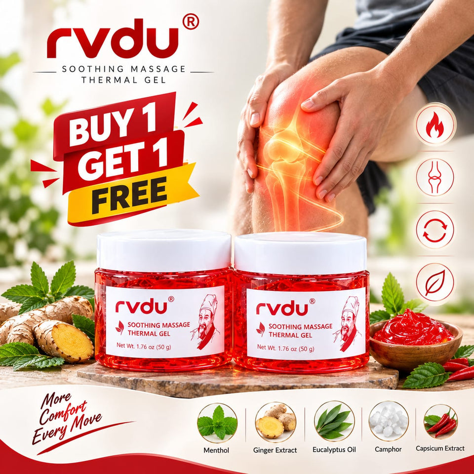 Buy 1 Get 1 Free, RVDU Warming Soothing Massage Gel for Muscles & Joints, 50g