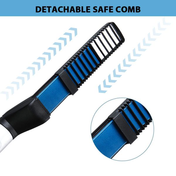 Hair Straightener And Beard Comb