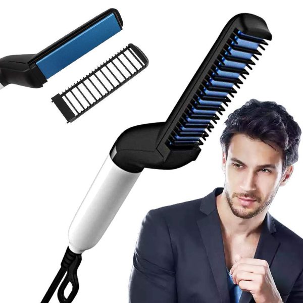 Hair Straightener And Beard Comb